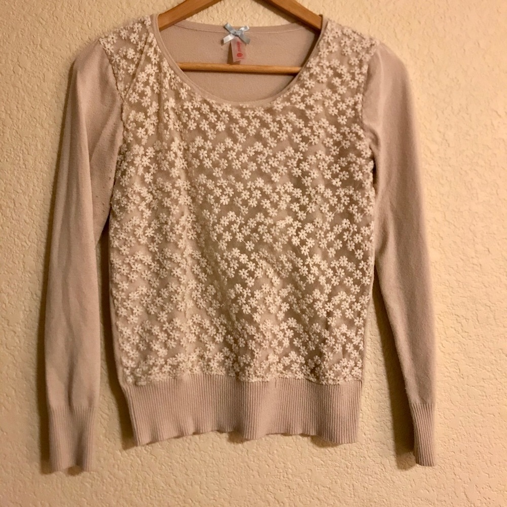 Floral sweater